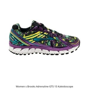 Brooks Adrenaline GTS 15 colorful good tread running athletic shoes